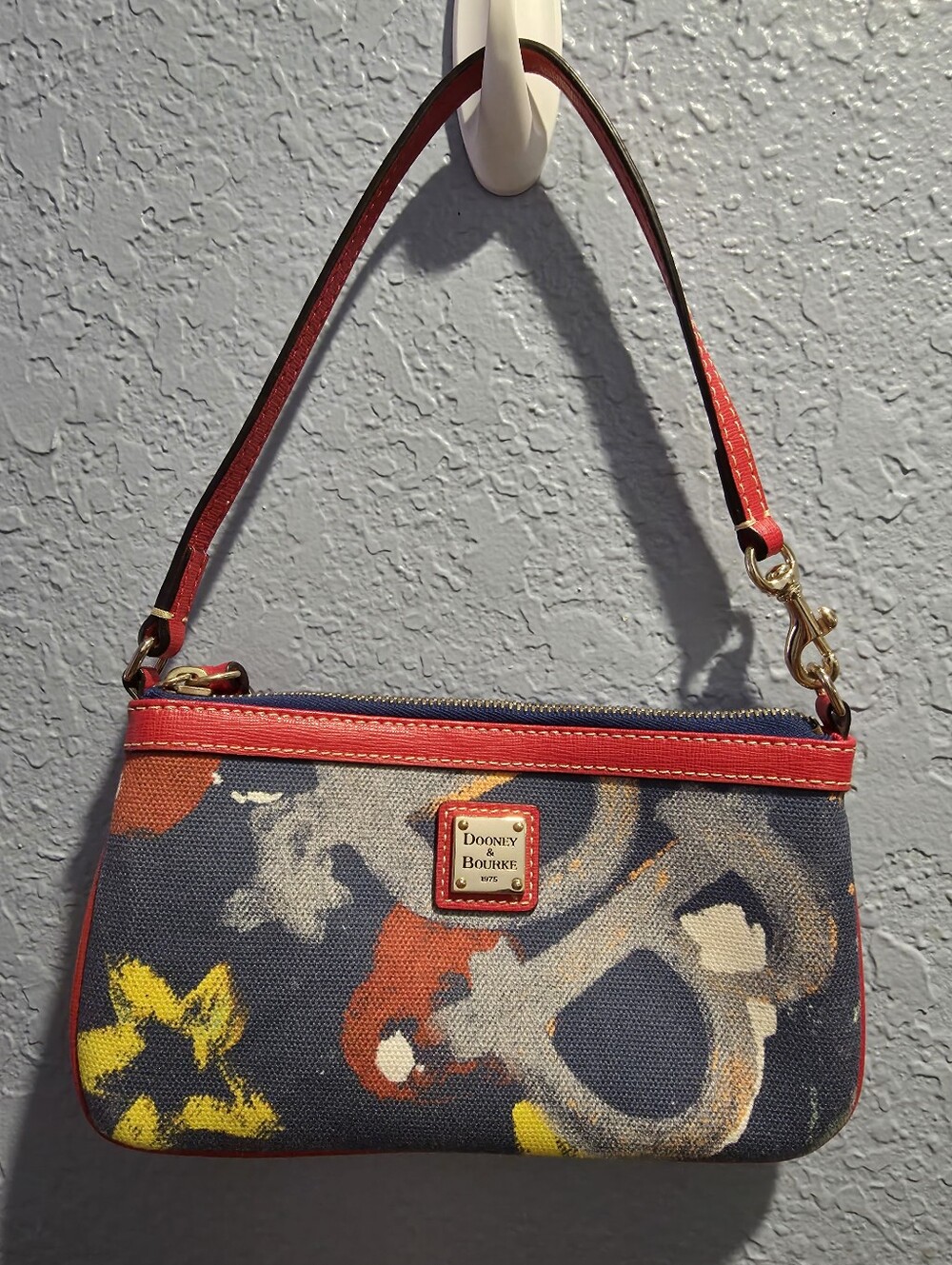 Dooney & Bourke Graffiti Paint Splatter Wristlet